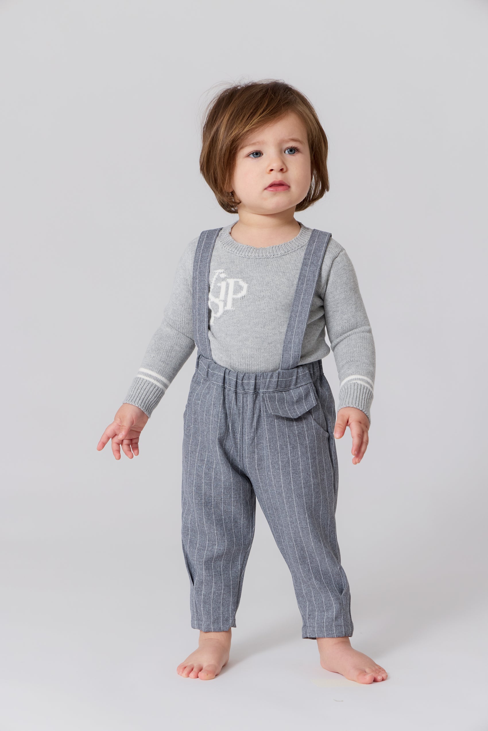 Oscar Pinstripe Harem Pant