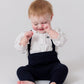 Leslie Knit Overall - Navy