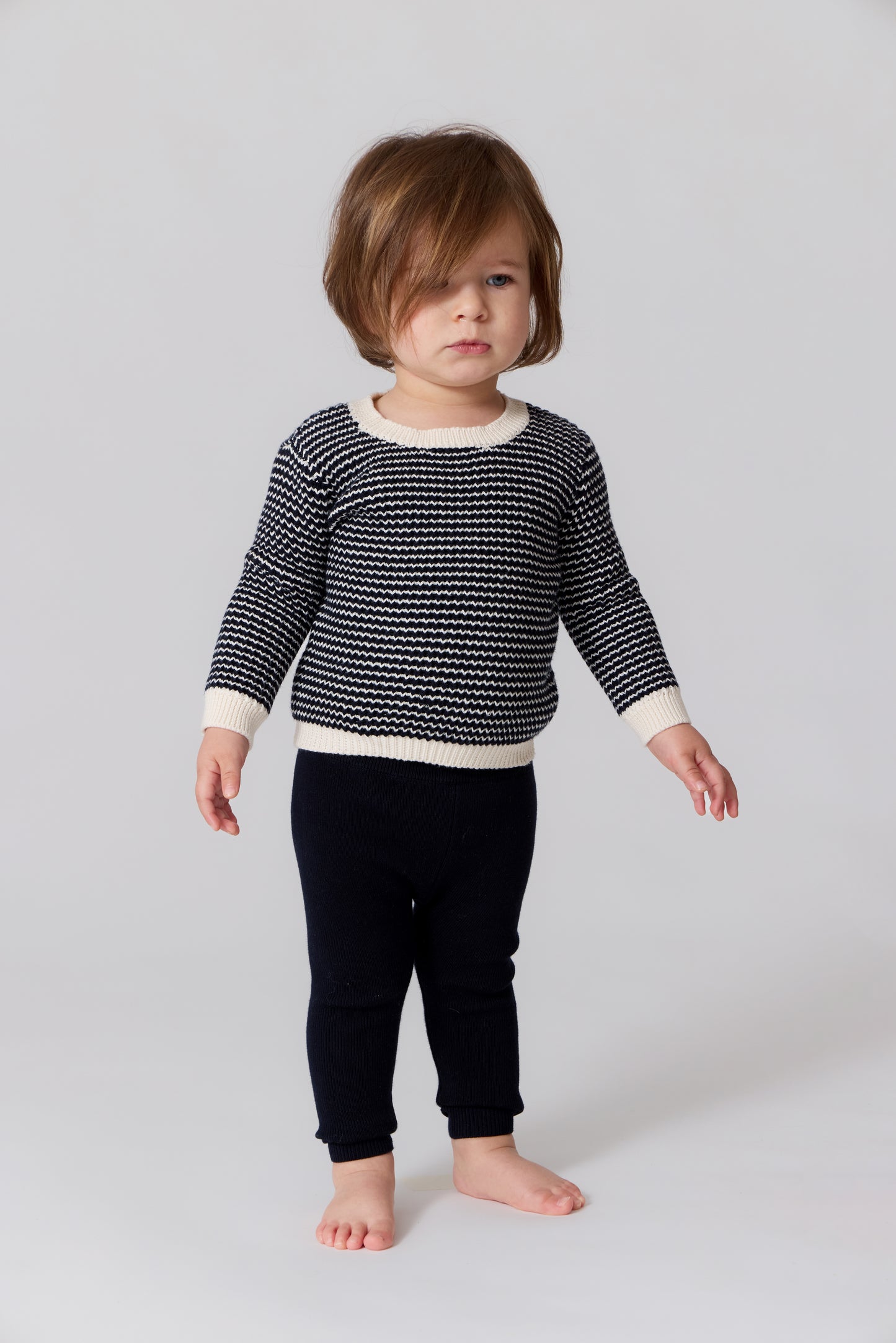 Kenny Textured Knit Set - Navy