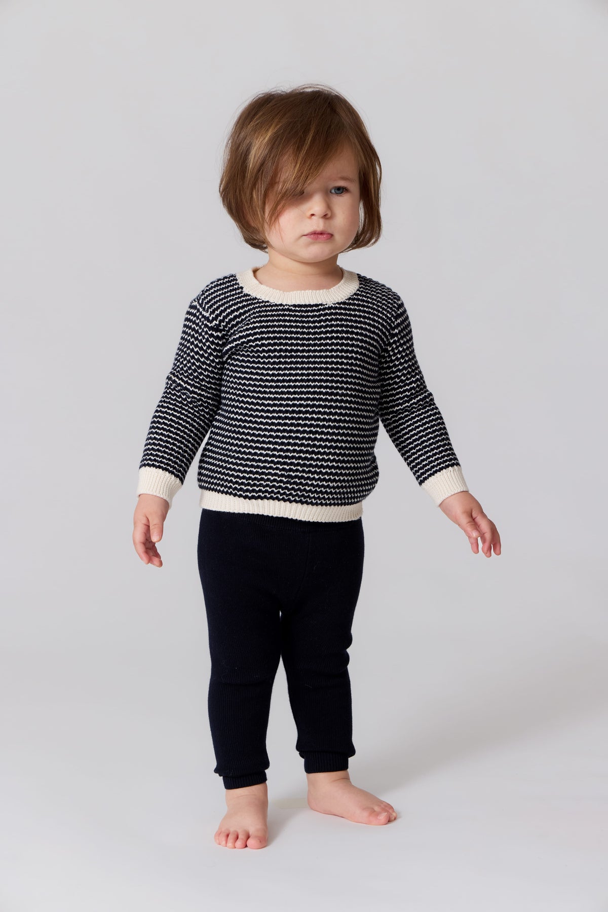 Kenny Textured Knit Set - Navy