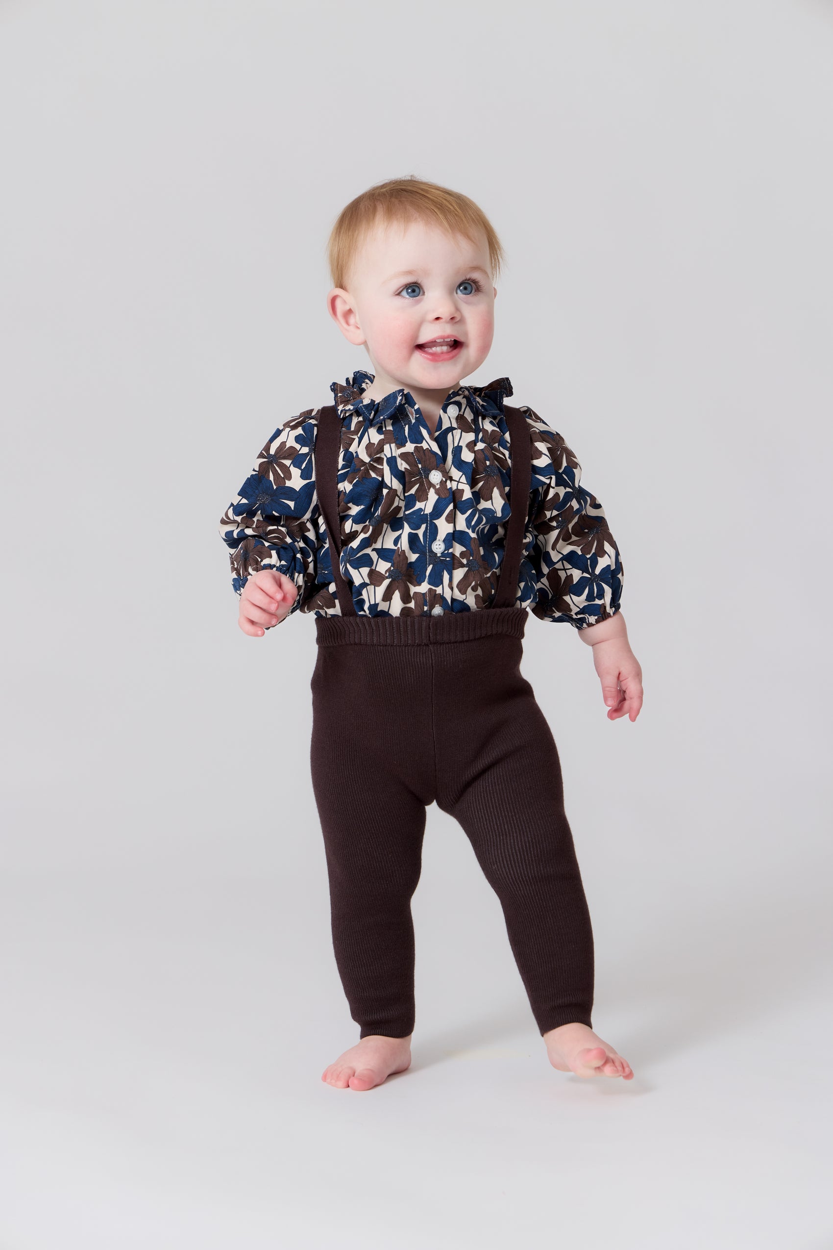 Leslie Knit Overall - Chocolate