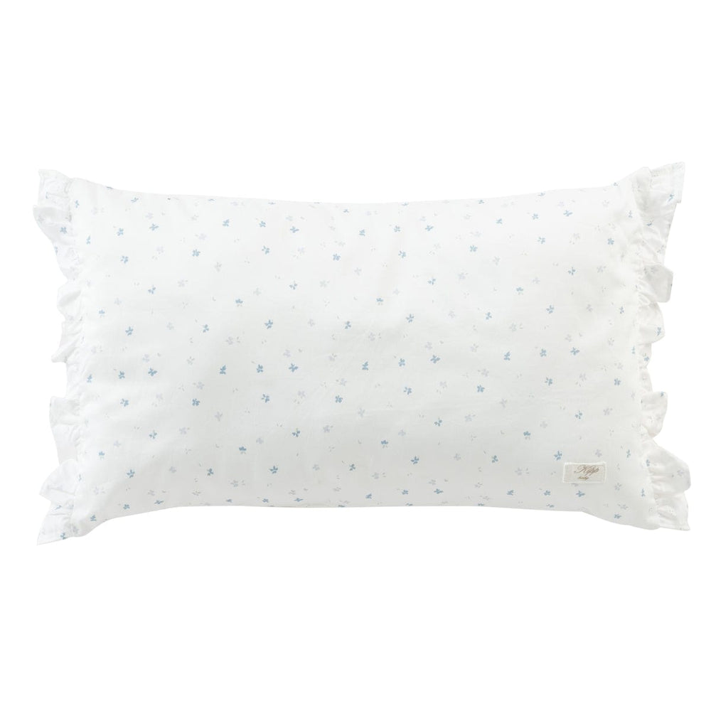 Bud Throw Pillow - Blue