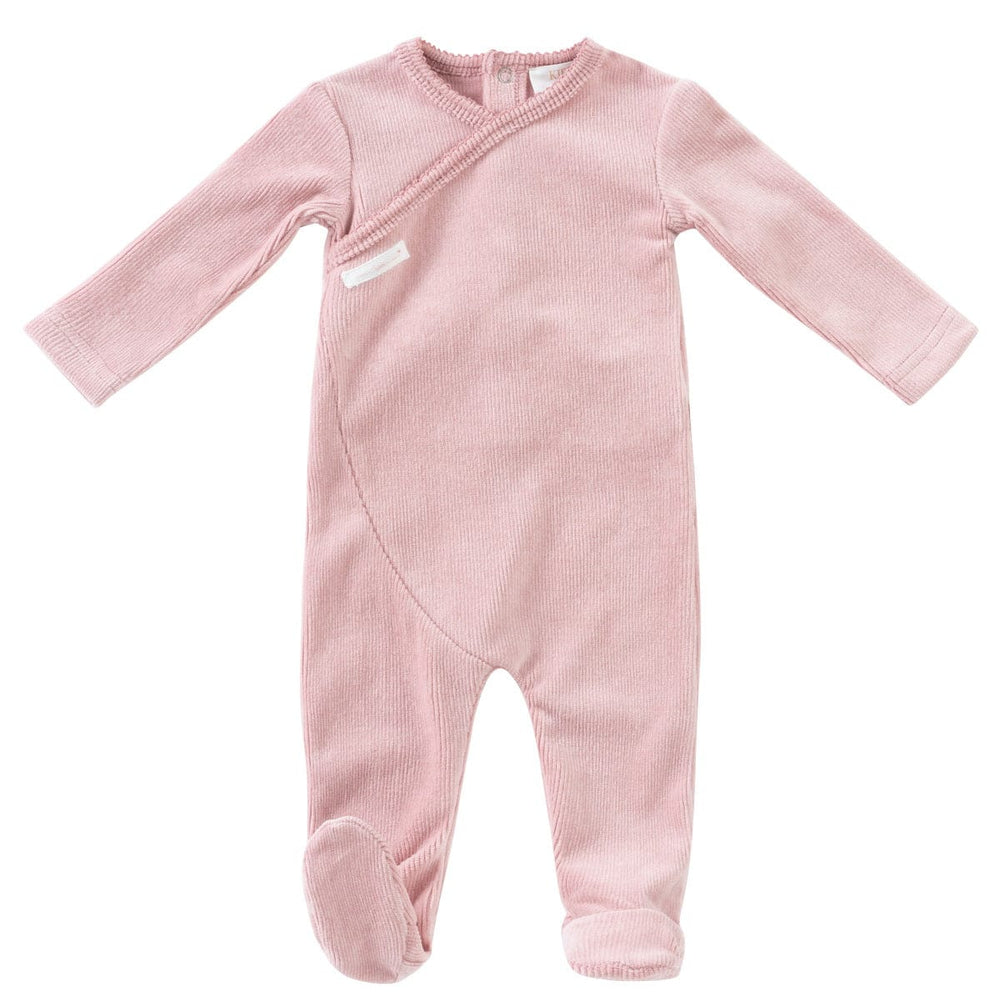 
                  
                    Girl Rib Wrap Romper - Pink
                  
                