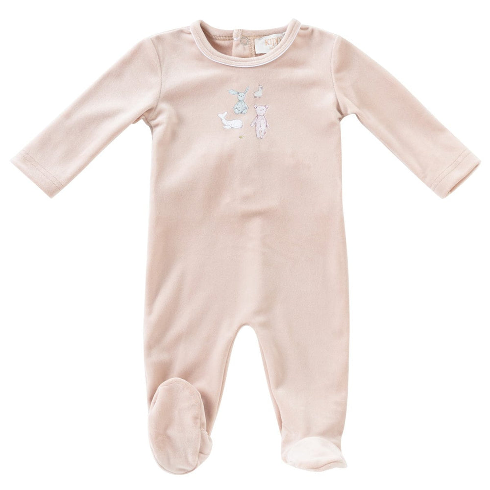 Stuffed Friends Romper - Pink