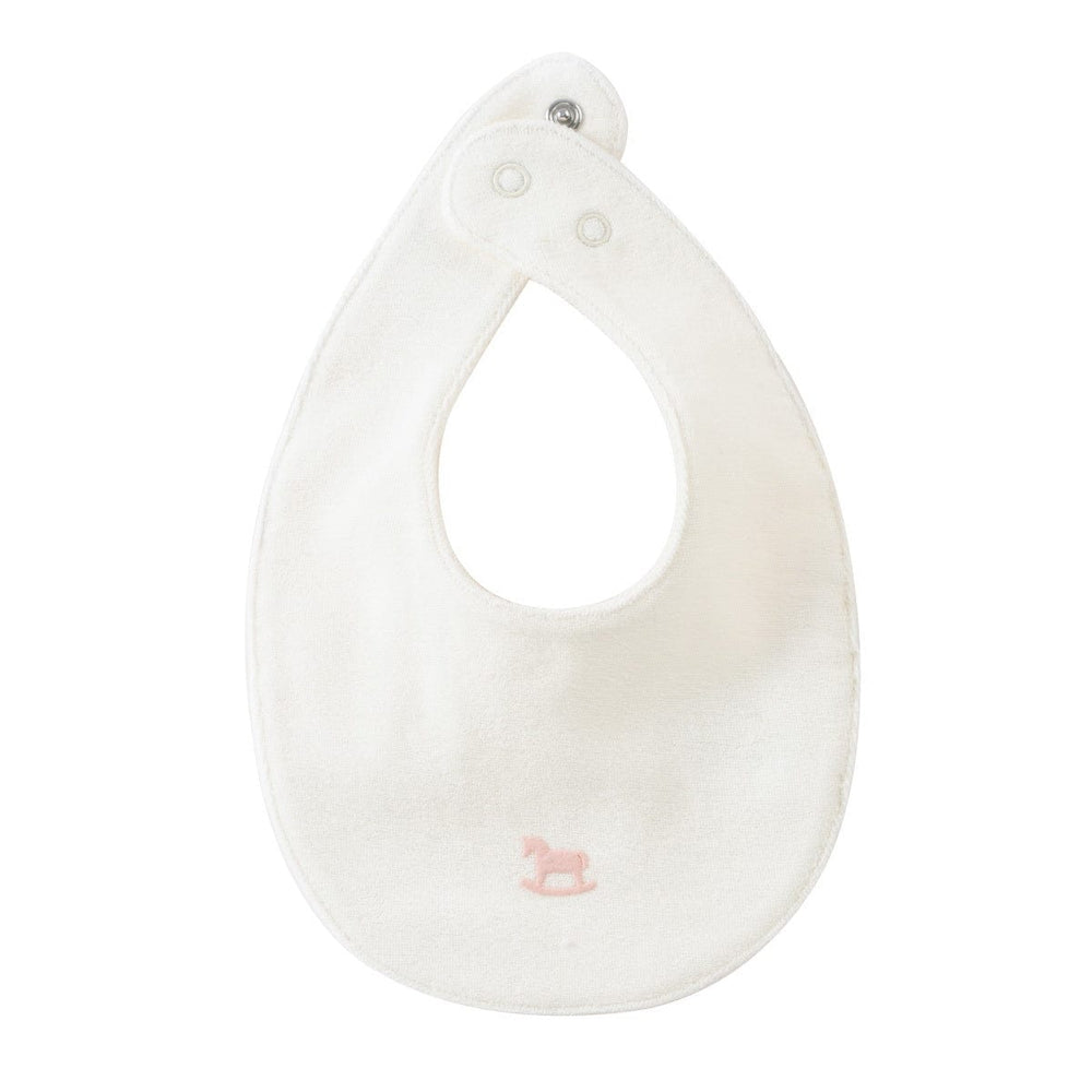 
                  
                    Rocking Horse Terry Bib - Pink
                  
                