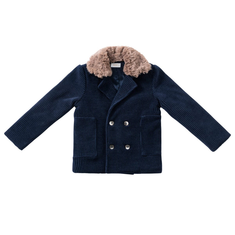 
                  
                    Ribbed Jacket - Navy
                  
                