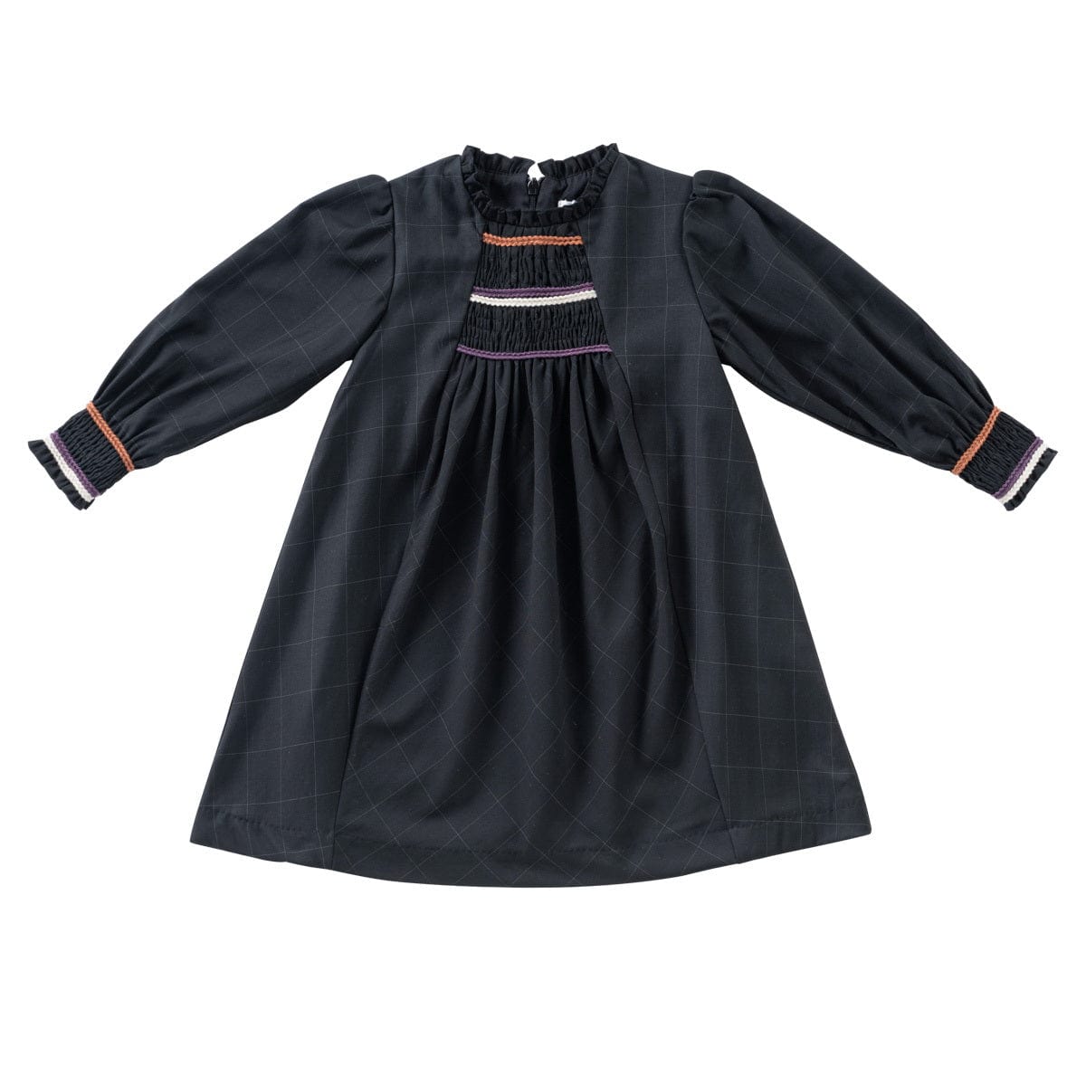 
                  
                    Smocked Stitch Dress - Black
                  
                