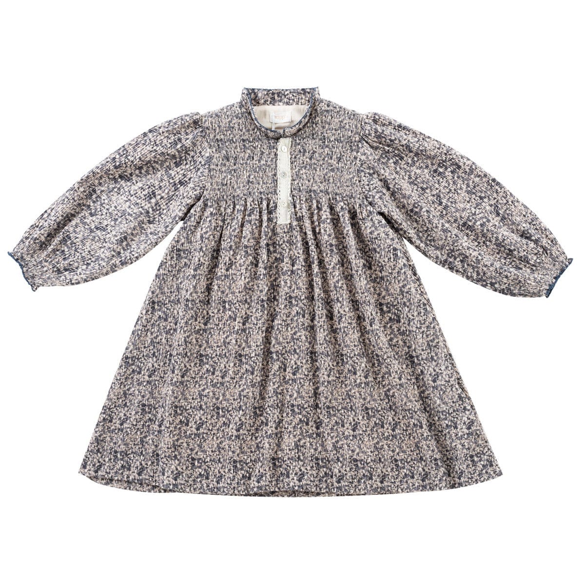 
                  
                    Smocked Crinkle Dress - Blue
                  
                