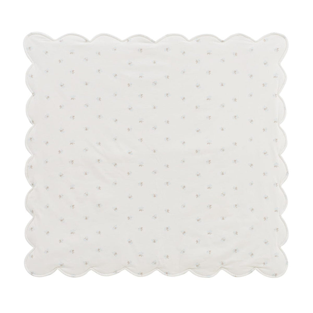 Butterfly Padded Blanket - Blue