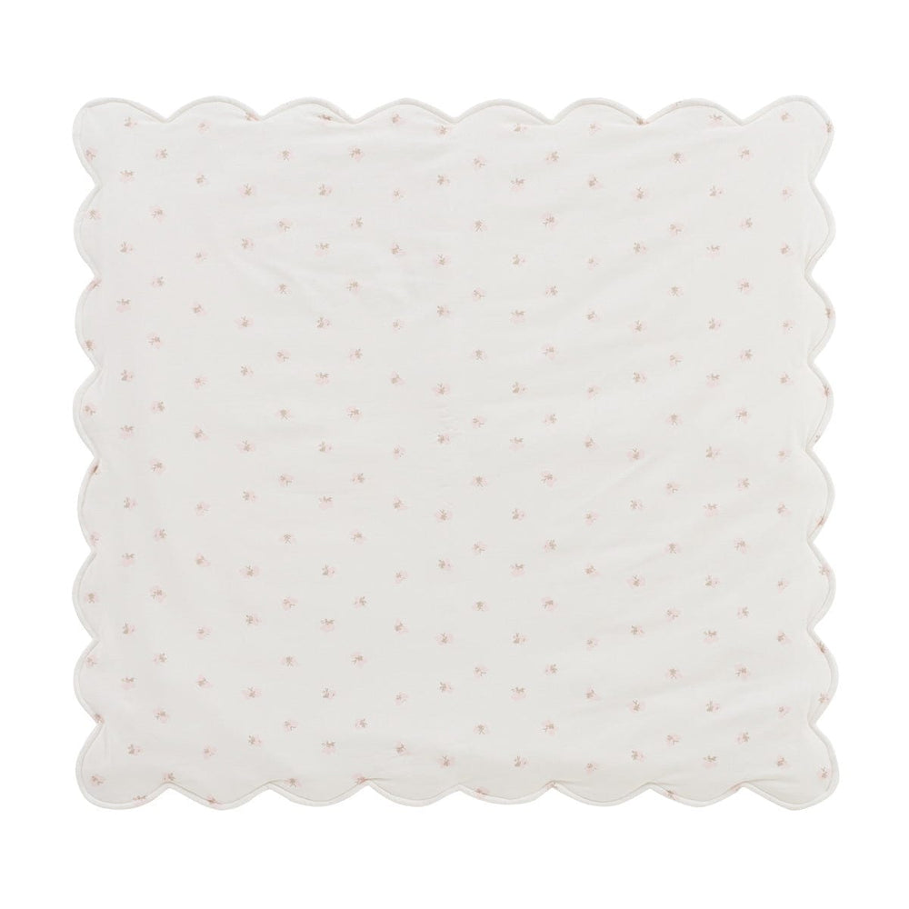Butterfly Padded Blanket - Pink