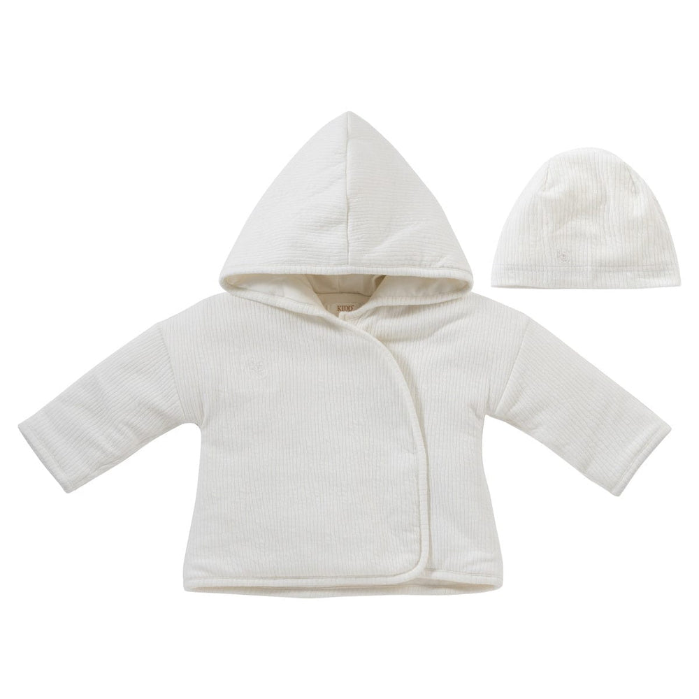 Cotton Jacket + Hat Set - White