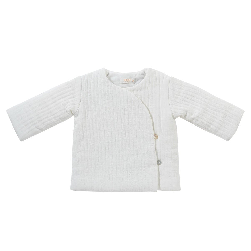 Crinkle Jacket - White