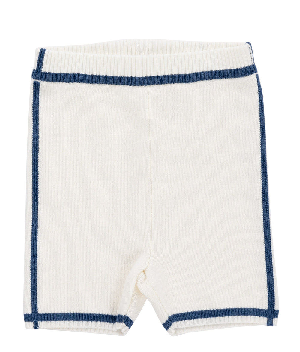 Jasper Knit Pull-On Shorts - Blue