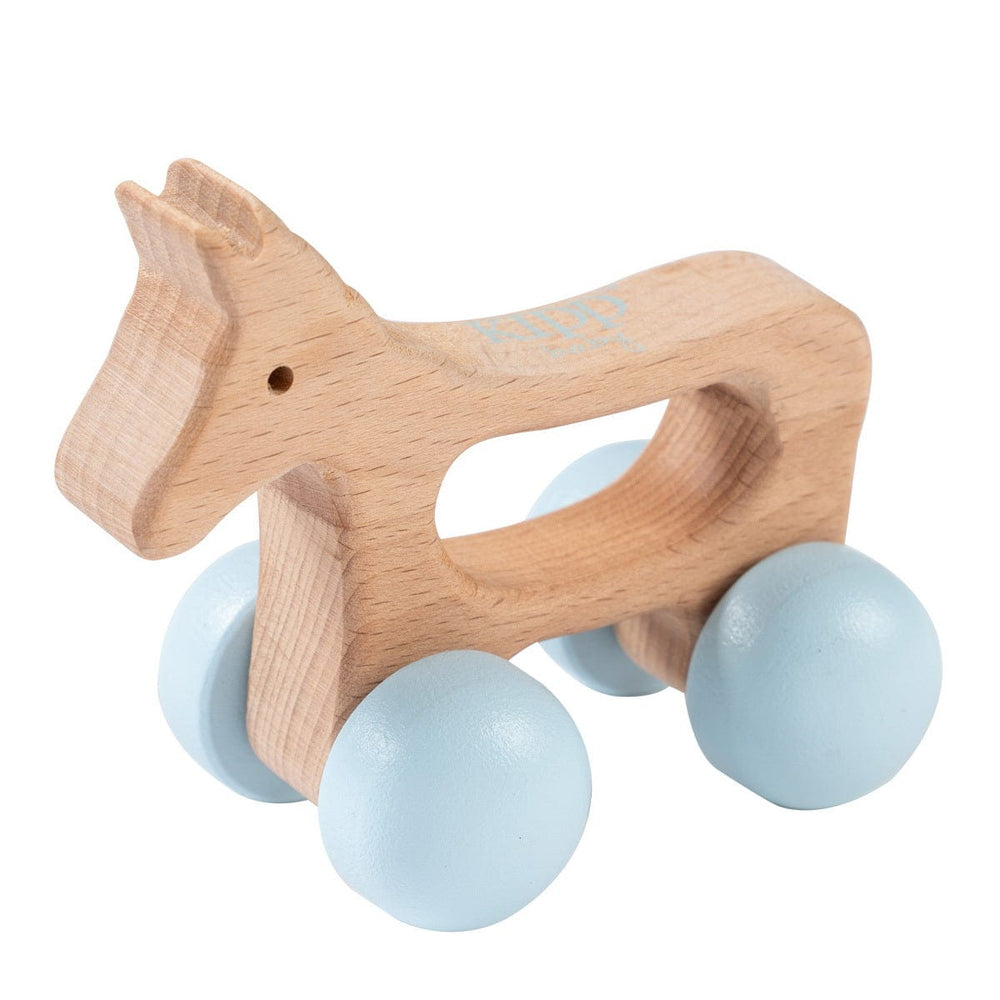 Wood Horse Toy - Blue
