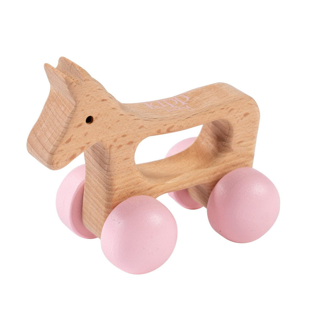 Wood Horse Toy - Pink