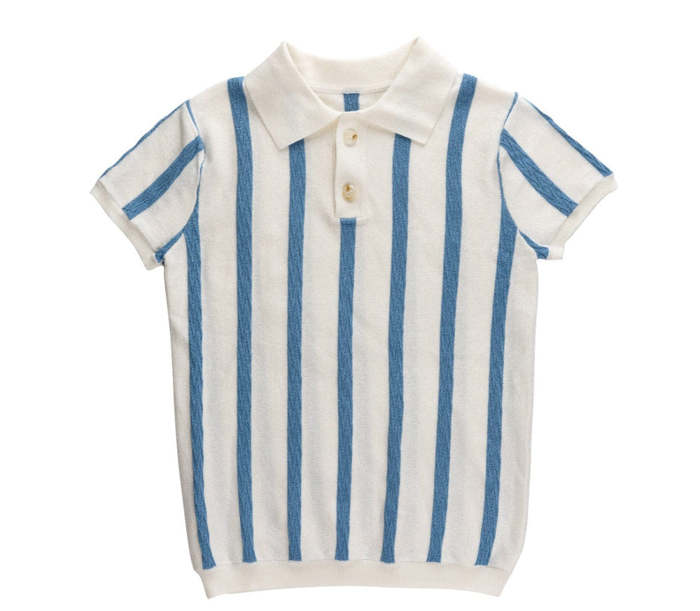 Bruno Knit Top - Blue
