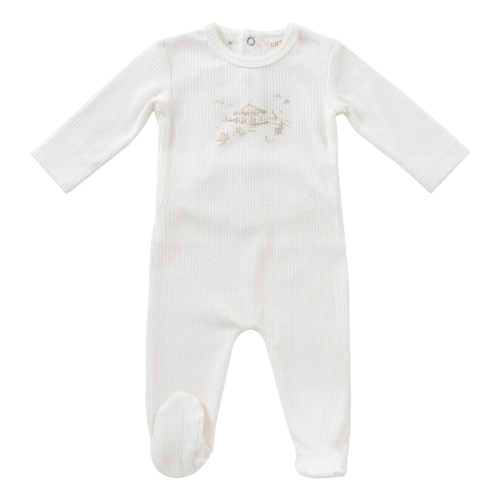 Carousel Romper - Stone