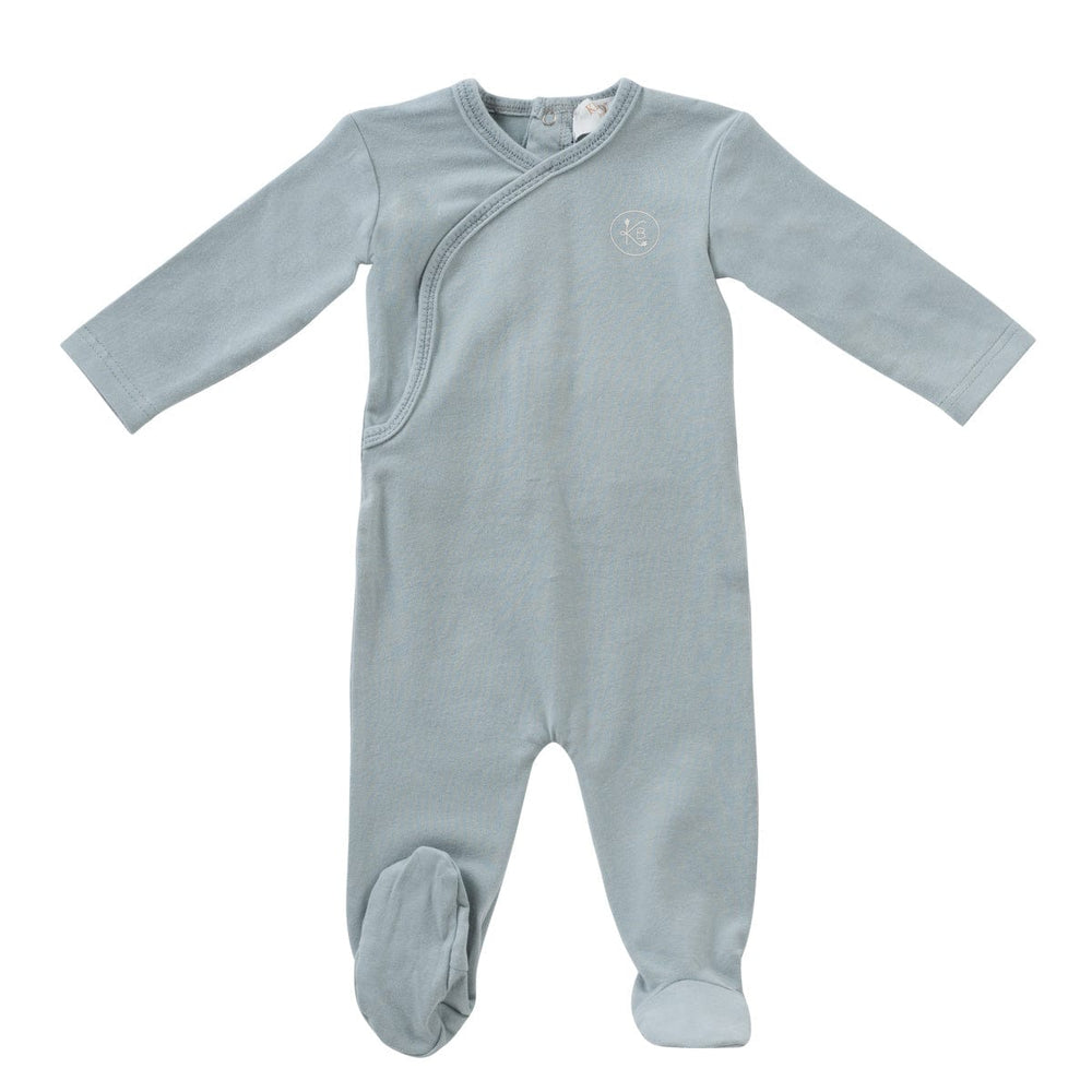 Logo Wrap Romper - Sage
