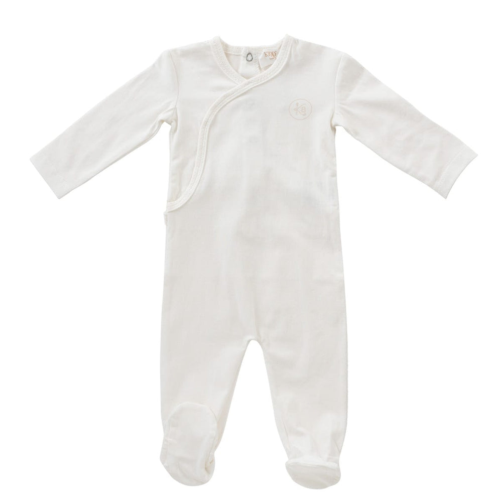 Logo Wrap Romper - White