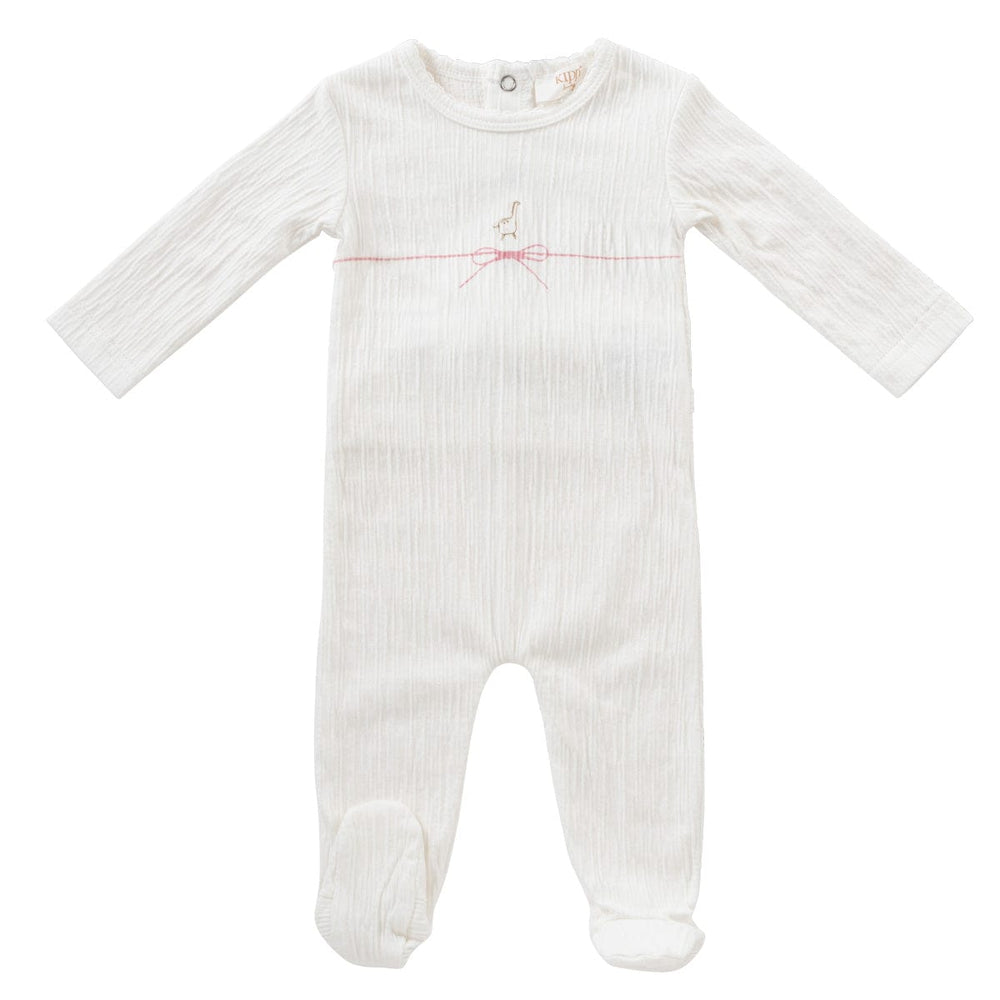 String Bow Romper - Pink