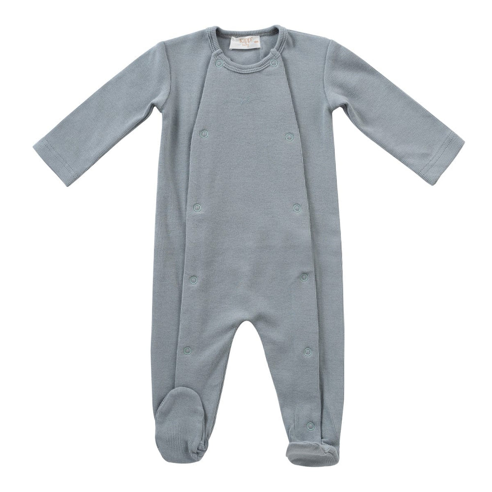 Rib KB Romper - Blue