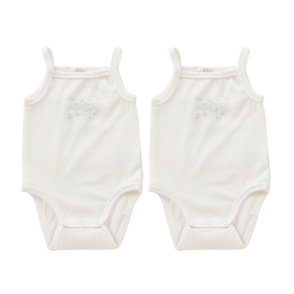 Carousel Onesie Set of 2 - Blue