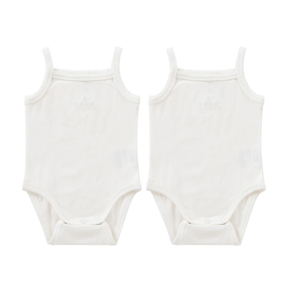 Bebe Onesies Set of 2 - White