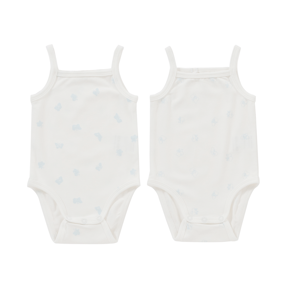Butterfly Onesie Set of 2 - Blue