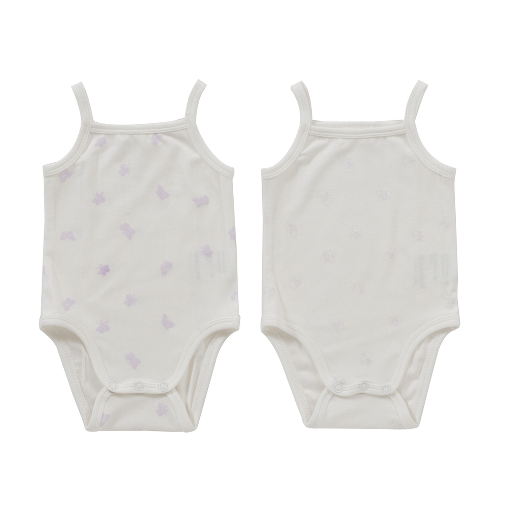 Butterfly Onesie Set of 2 - Violet