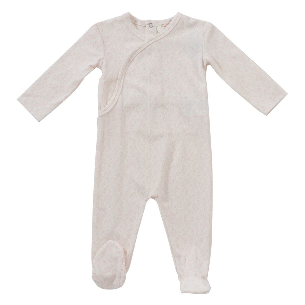 Tulip Romper - White Pink
