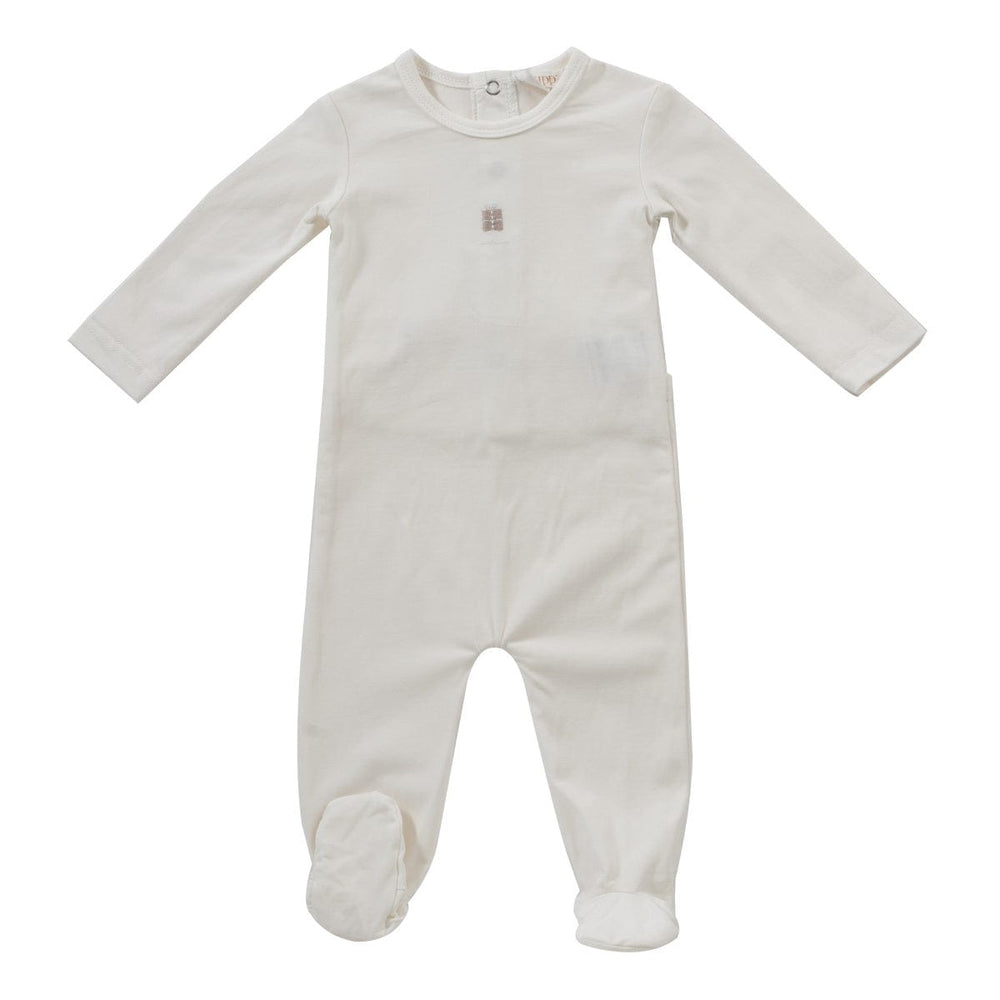 Gift Box Romper - White