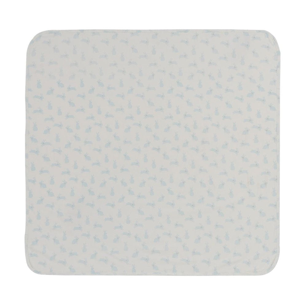 Bunny Print Blanket - Blue