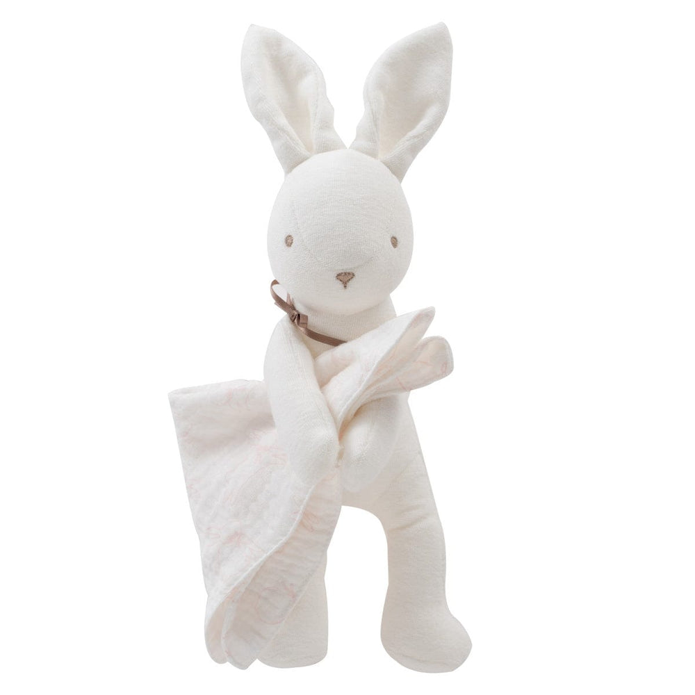 Bunny Plush Swaddle Toy - Pink