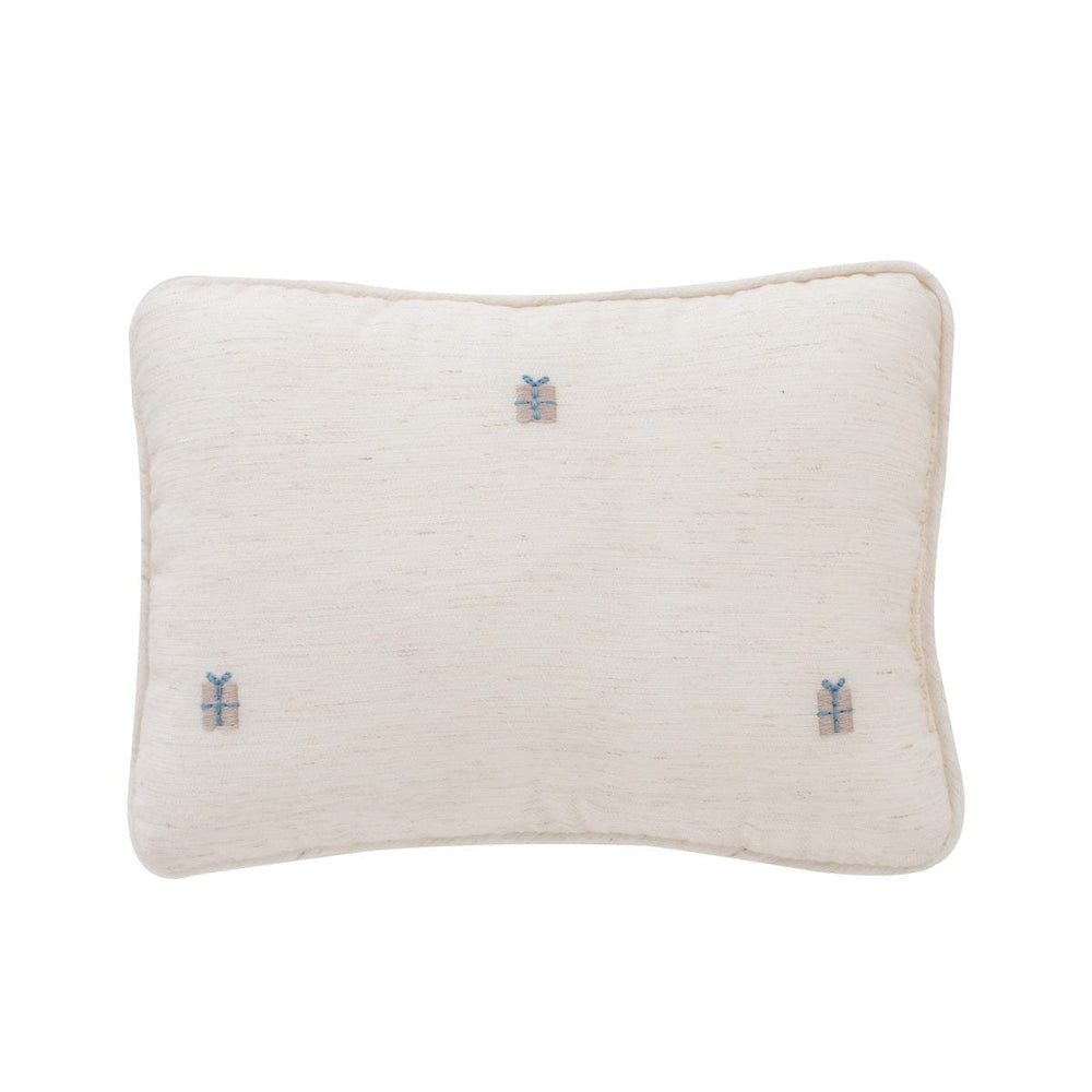 Mini Linen Throw Pillow - Blue