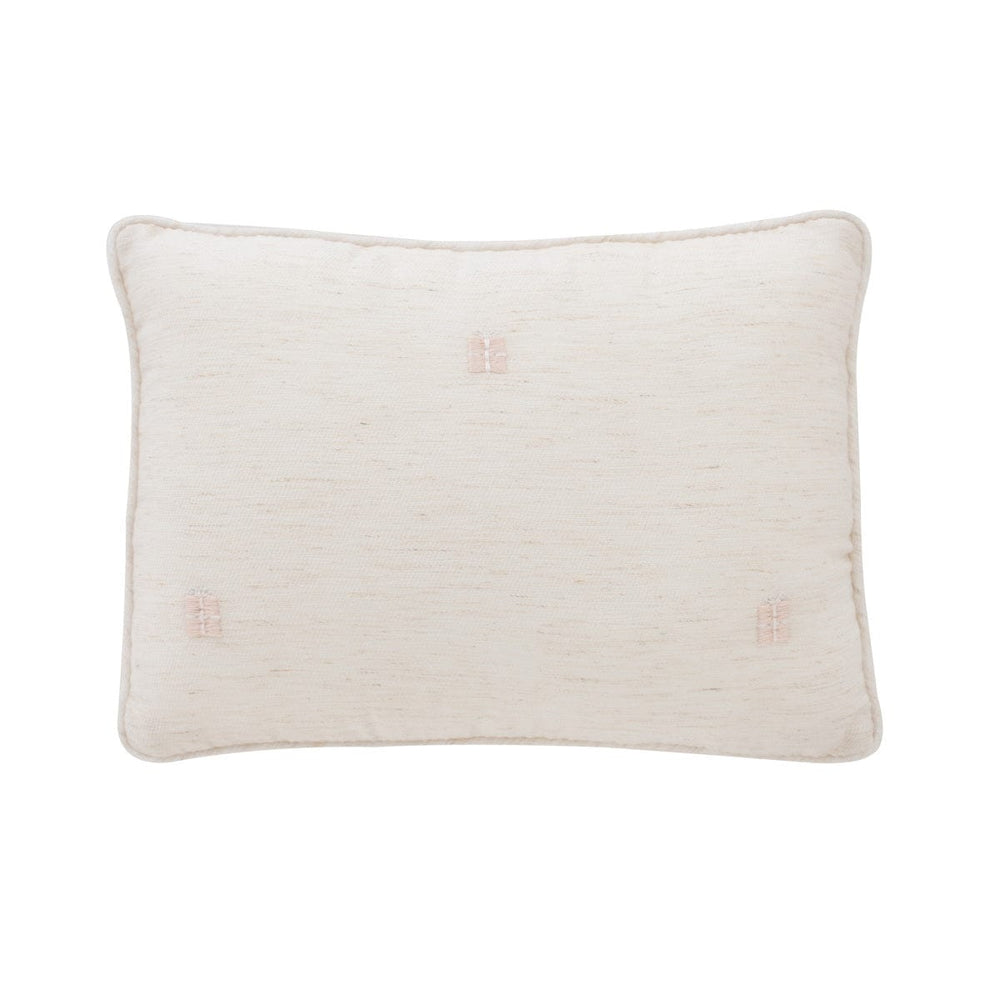 Mini Linen Throw Pillow - Pink