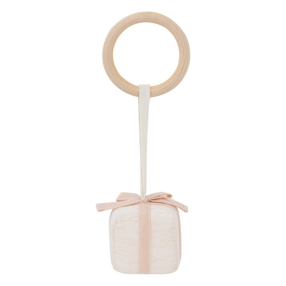 Gift Box Rattle Toy - Pink
