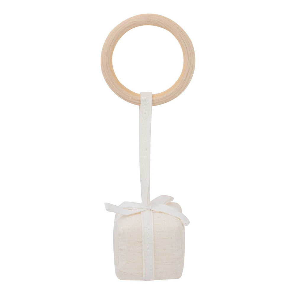 Gift Box Rattle Toy - White