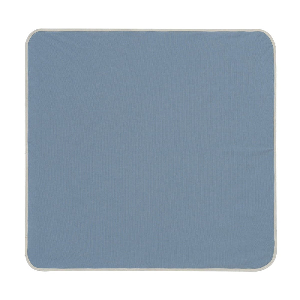 Laced Padded Blanket - Blue