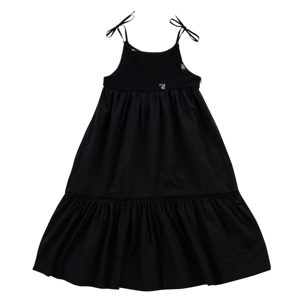 Audry Midi Sundress - Black