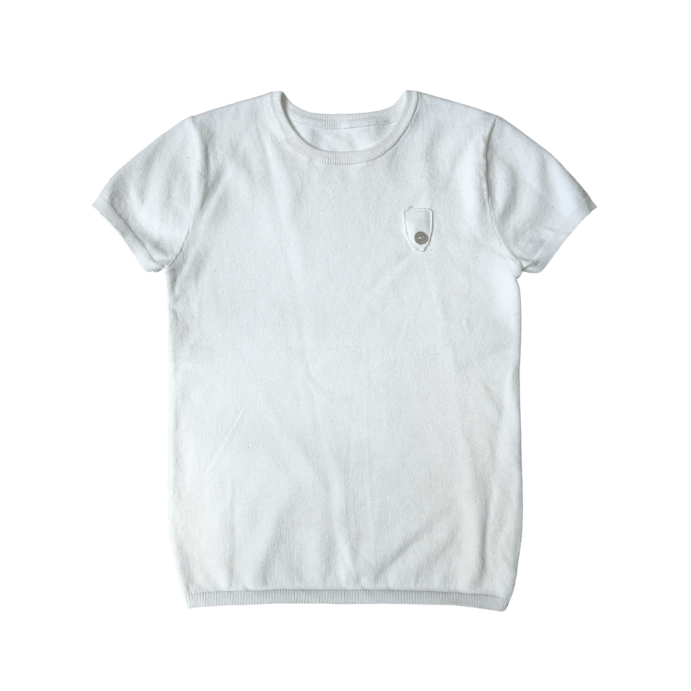 Classic Knit Top - White