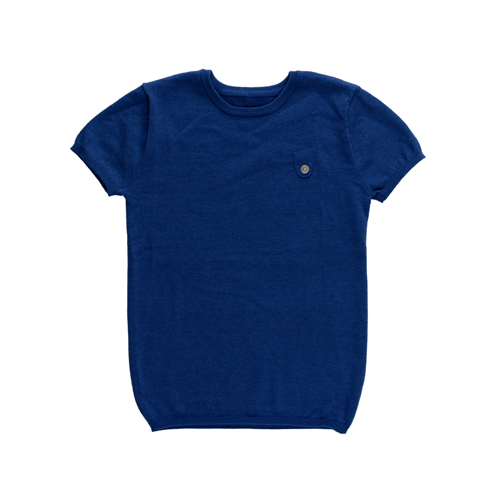 Classic Knit Top - Blue