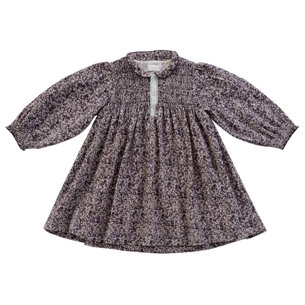 
                  
                    Smocked Crinkle Dress - Grape
                  
                