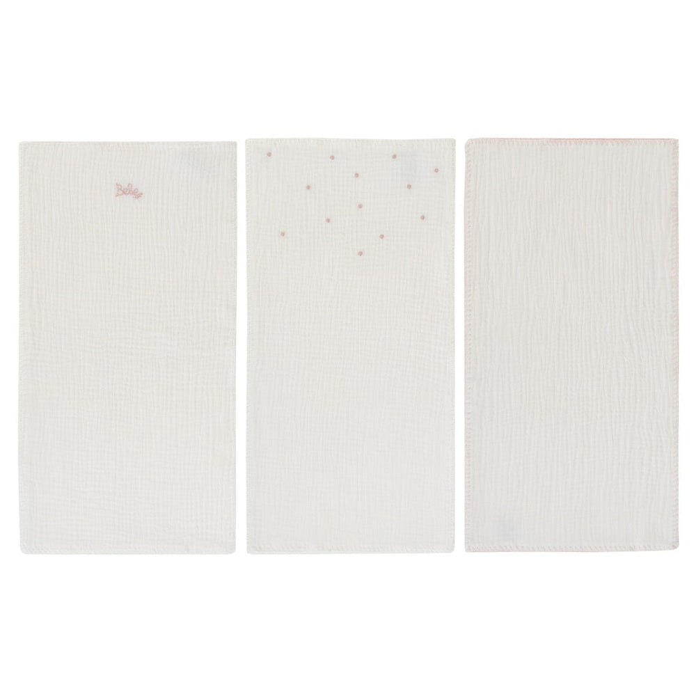 Bebe Burpcloth Set of 3 - Pink