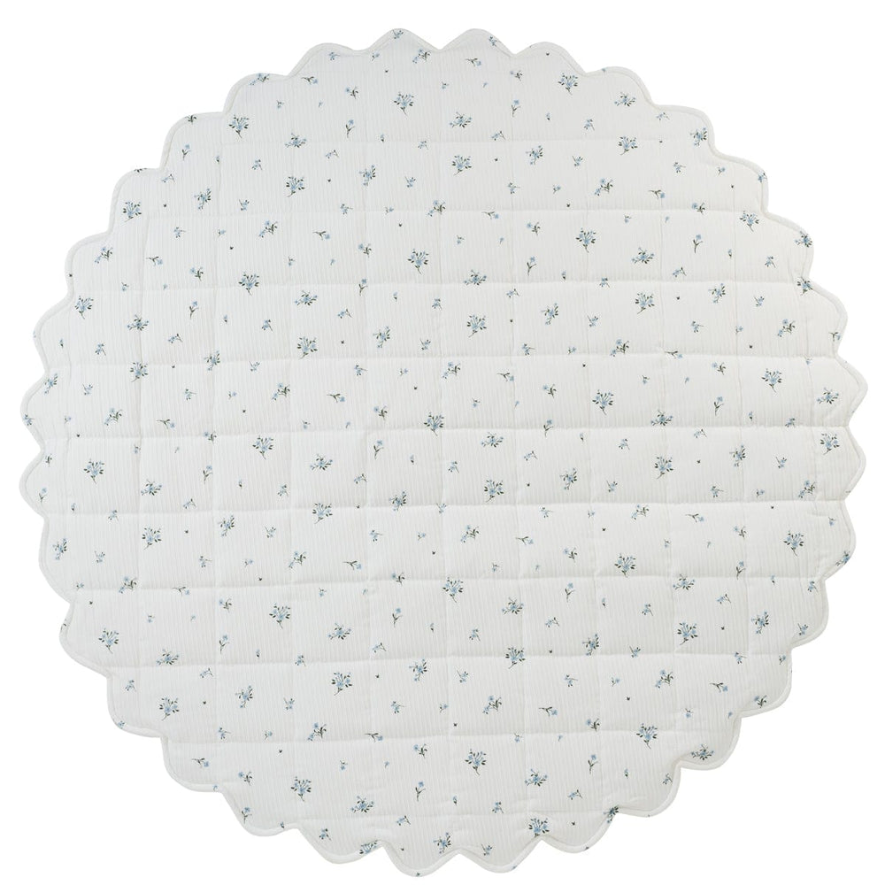 Lil Blooms Quilted Playmat - Blue