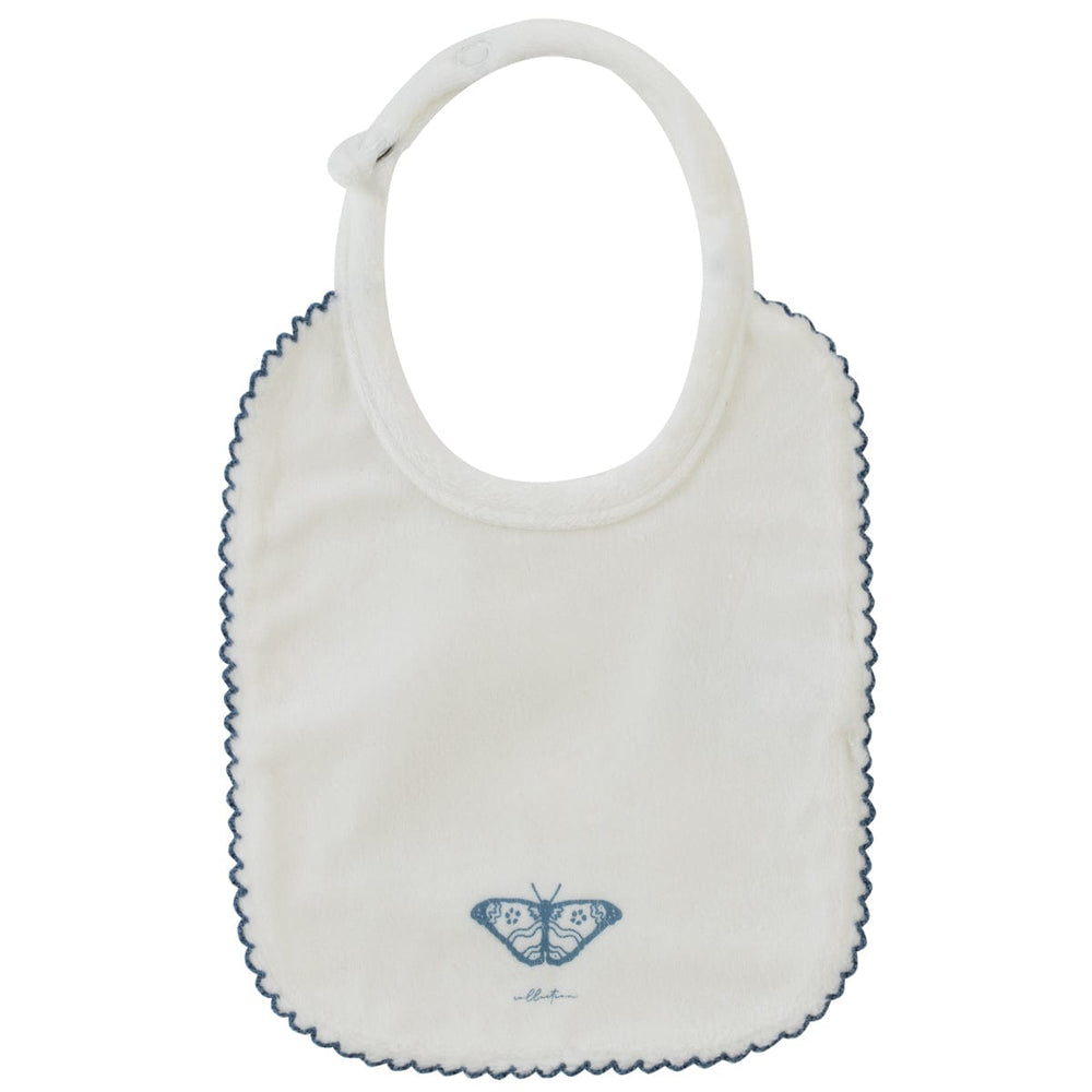 Flutter Bib - White Blue