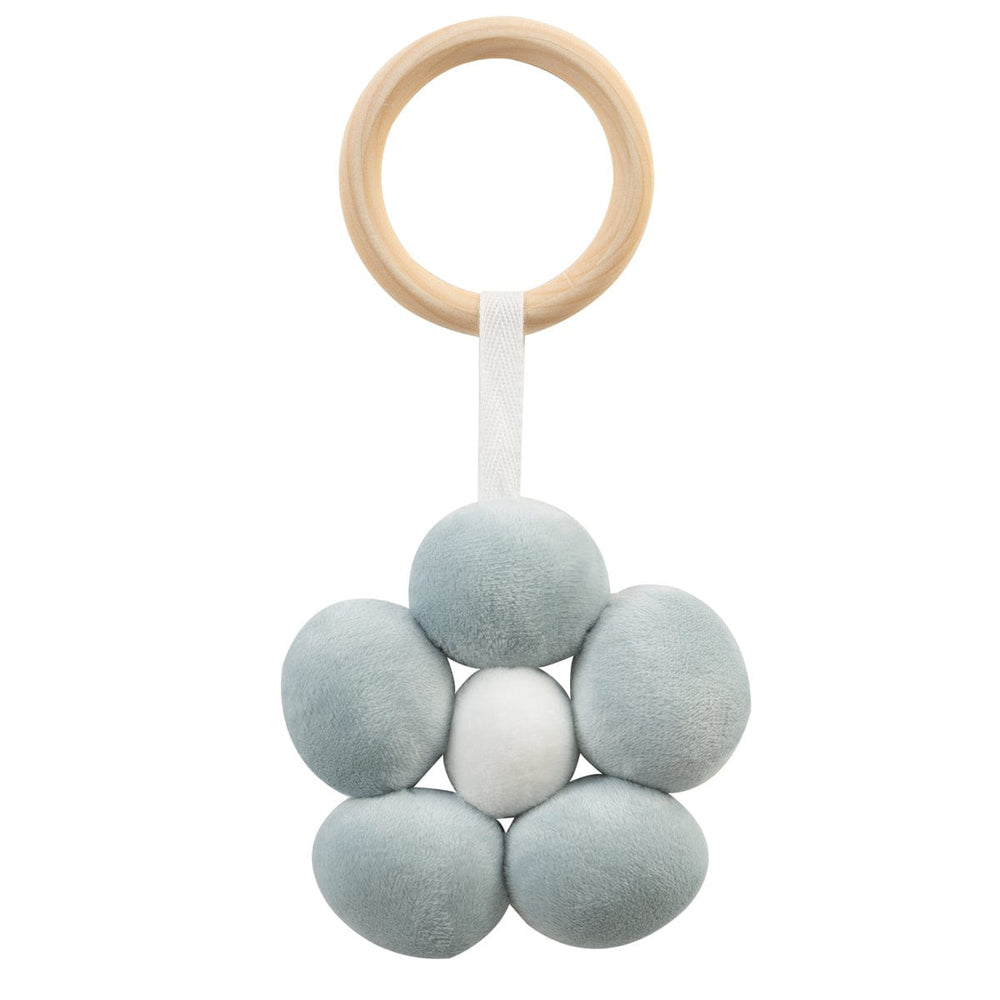 Blossom Plush Rattle Toy - Sage