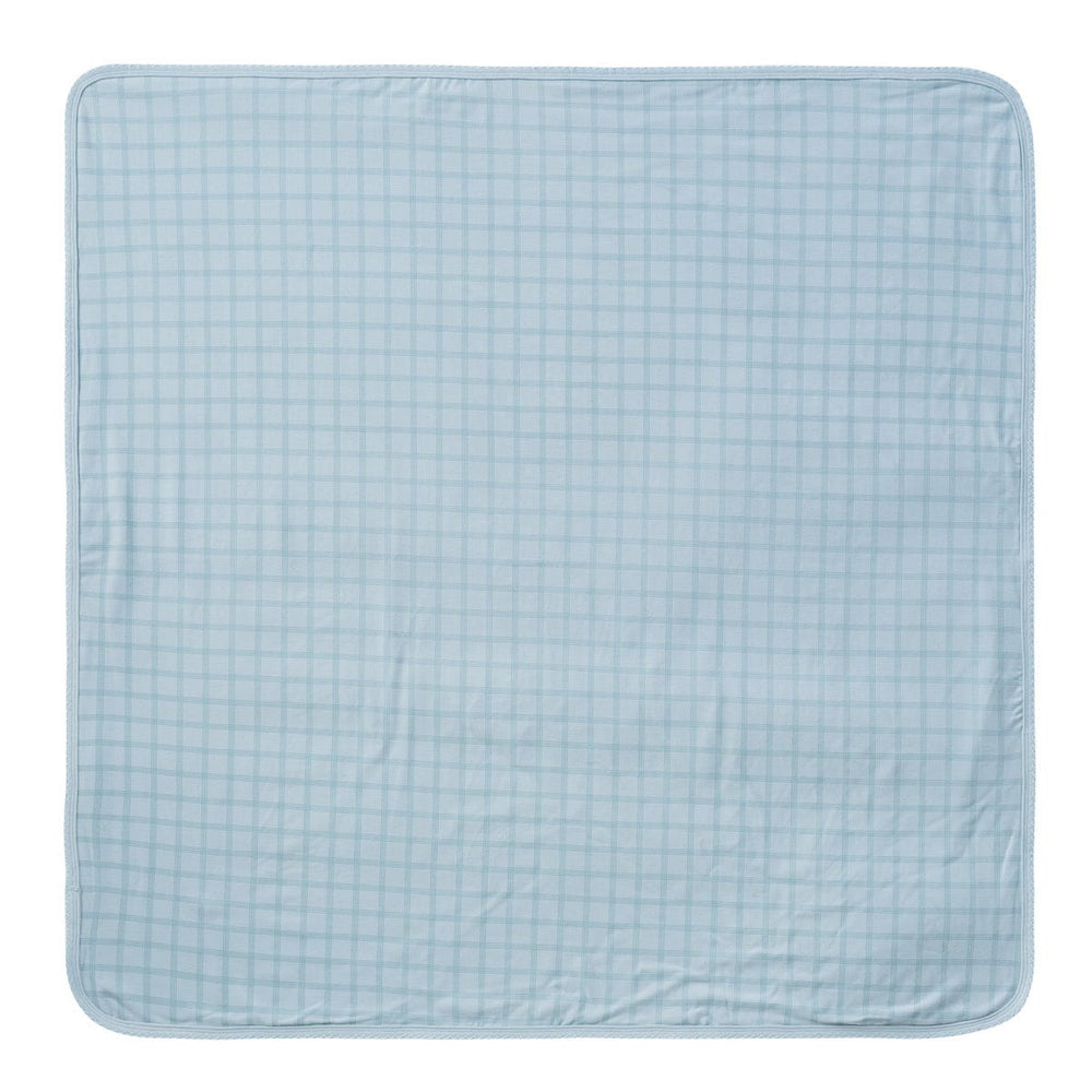 Felt Plaid Blanket - Sage