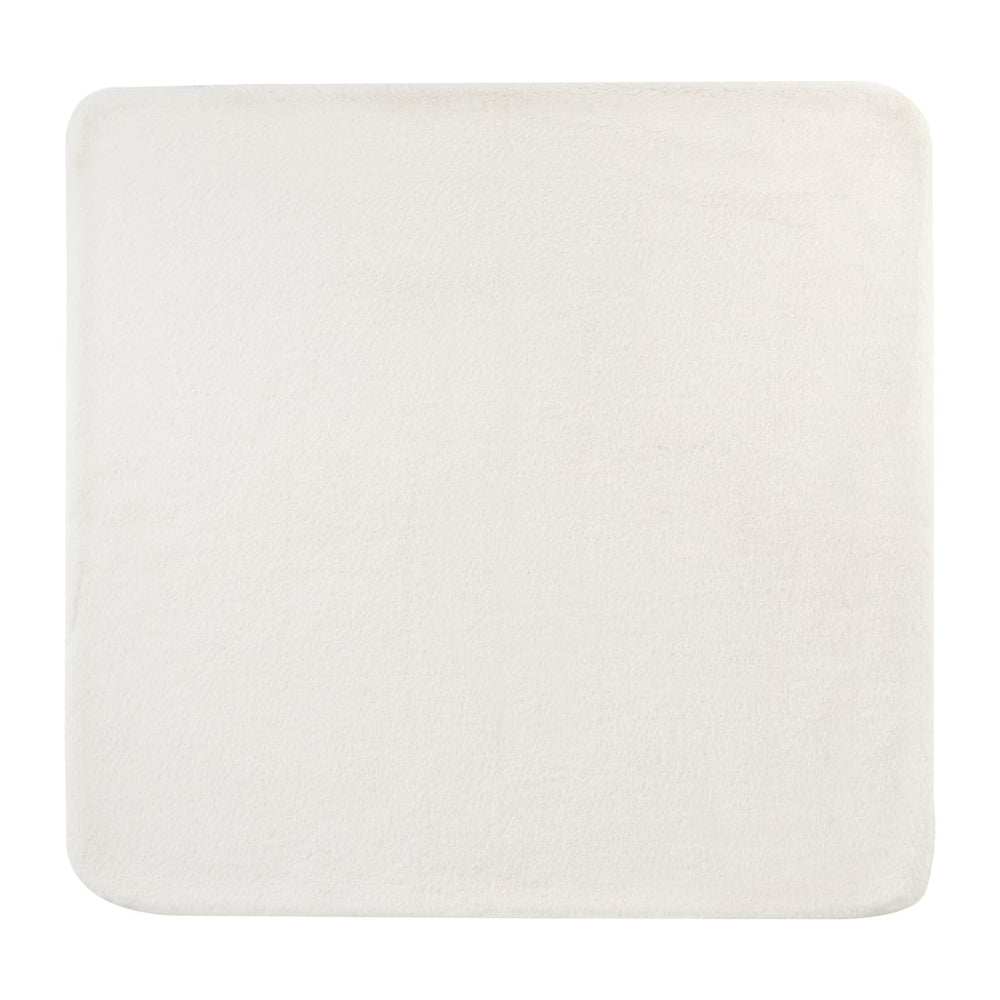 Knit Wrap Blanket - White