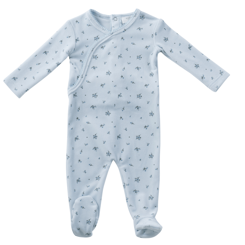 Lil Blooms Romper - Blue