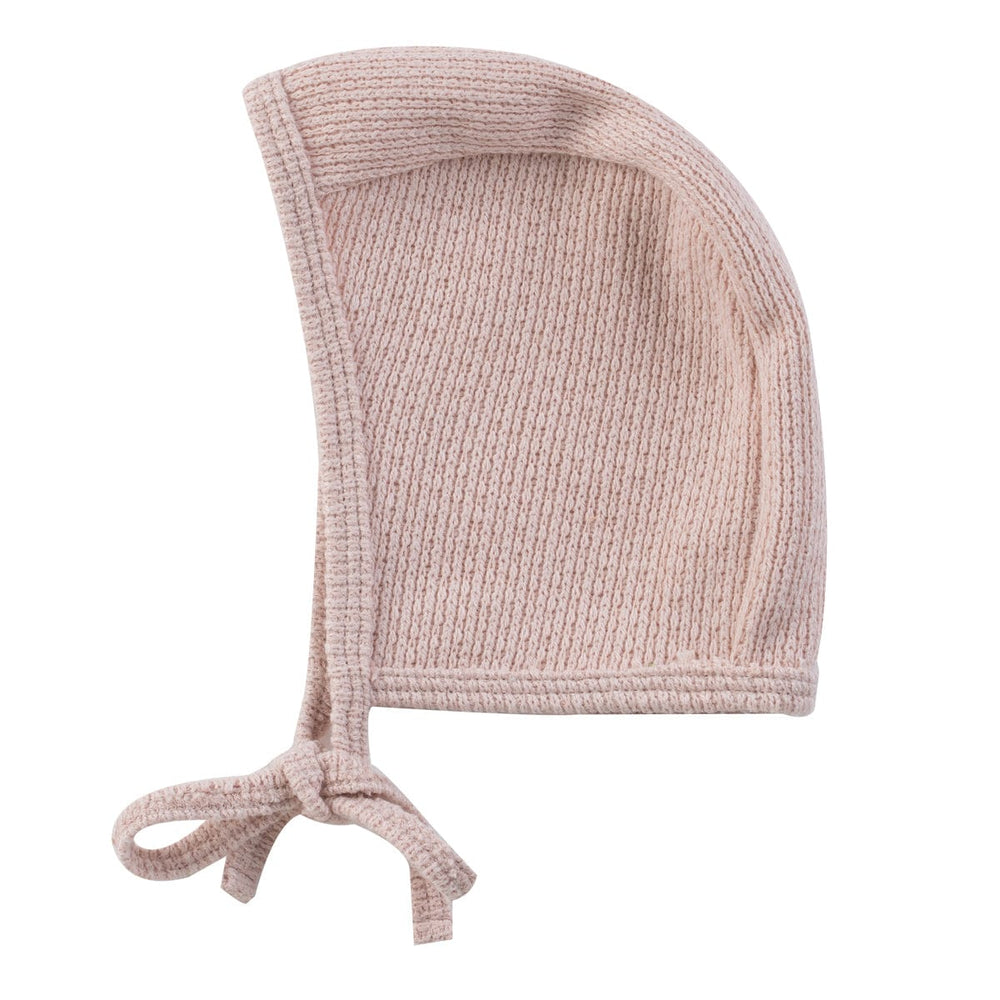 Textured Knit Bonnet - Pink
